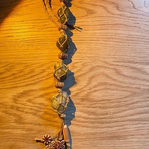 ombré jade stone tassel